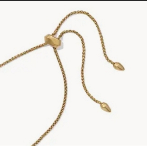 NWOT Kendra Scott Marina Statement  Pendant and Earrings SET Vintage Gold - Picture 4 of 7